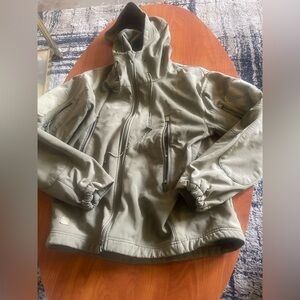 Uniqlo Khaki Fleece Jacket
